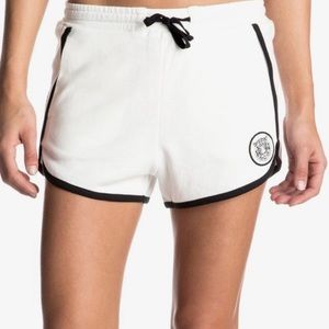 Roxy white and black tiger shorts